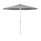 California Umbrella 7.5' White Aluminum Market Patio Umbrella, Sunbrella Gateway Mist 194061338193 - alternate 1